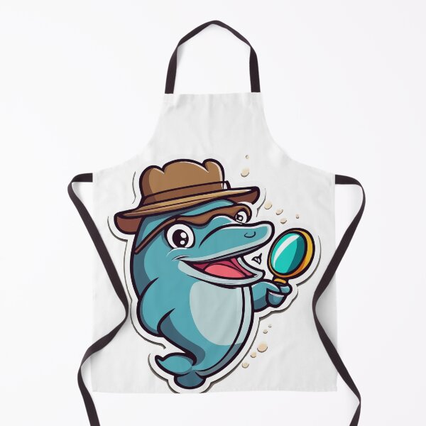 Item preview, Detective Dolphin Cartoon Adventure designed and sold by NiftyWrx.