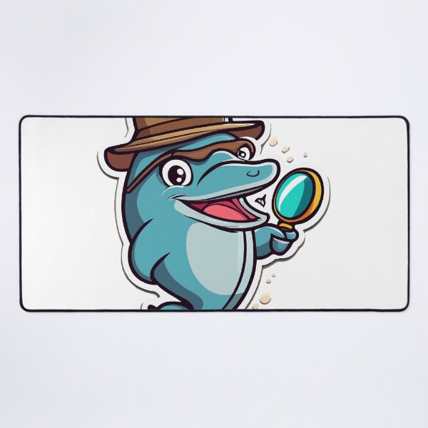 Item preview, Detective Dolphin Cartoon Adventure designed and sold by NiftyWrx.
