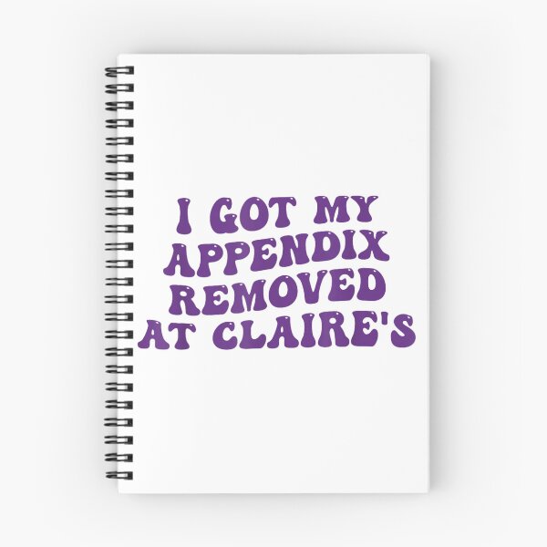 Item preview, I Got My Appendix Removed At Claire's designed and sold by PetPanache.