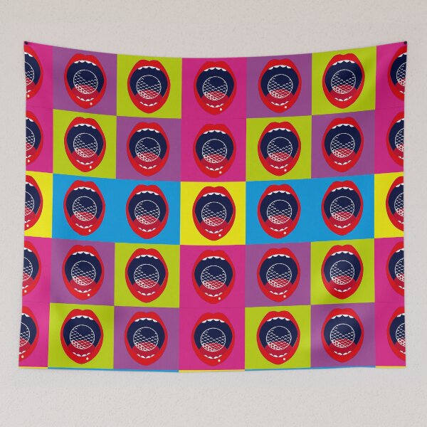 Item preview, Golf Mouth Pop Art with Ball designed and sold by MKV Design.