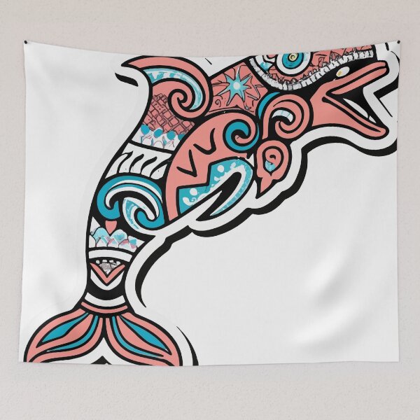 Item preview, Tribal Dolphin Elegance designed and sold by NiftyWrx.