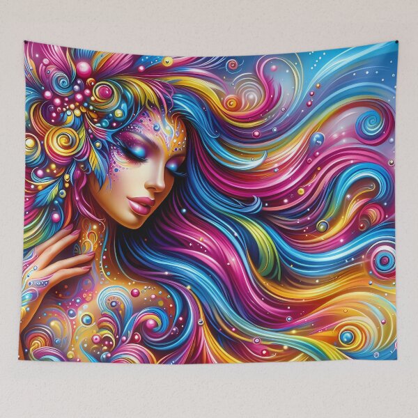 Item preview, Vivid Essence: The Spirit of Chromatic Whirls designed and sold by Vitalka-uk.