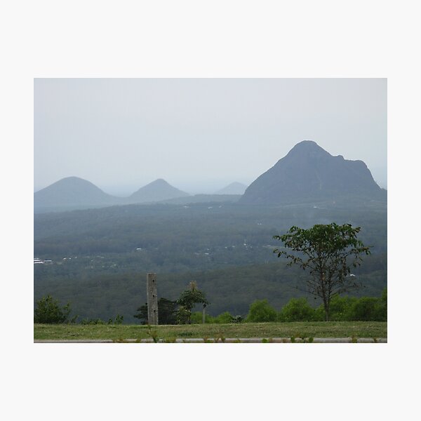 GLASS HOUSE MOUNTAINS QLD Photographic Print