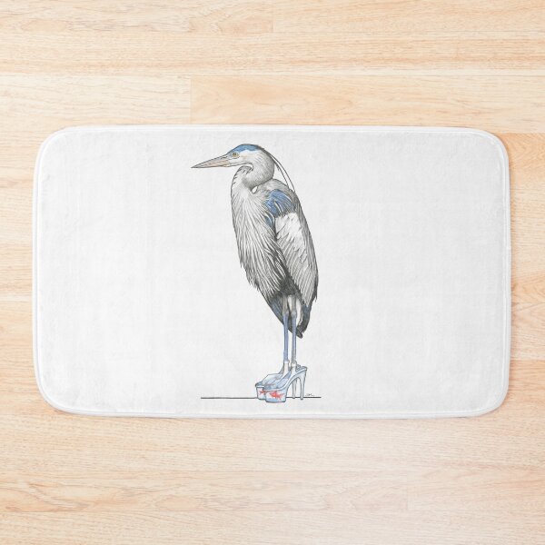 Item preview, Great Blue Heron in Aquarium Platform Heels designed and sold by JimsBirds.