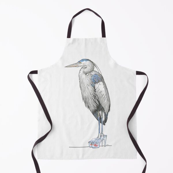 Item preview, Great Blue Heron in Aquarium Platform Heels designed and sold by JimsBirds.
