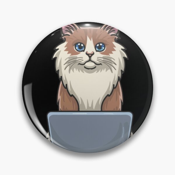 Item preview, Ragdoll with laptop designed and sold by Blemenowo.