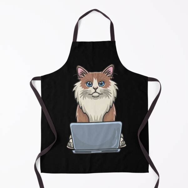 Item preview, Ragdoll with laptop designed and sold by Blemenowo.