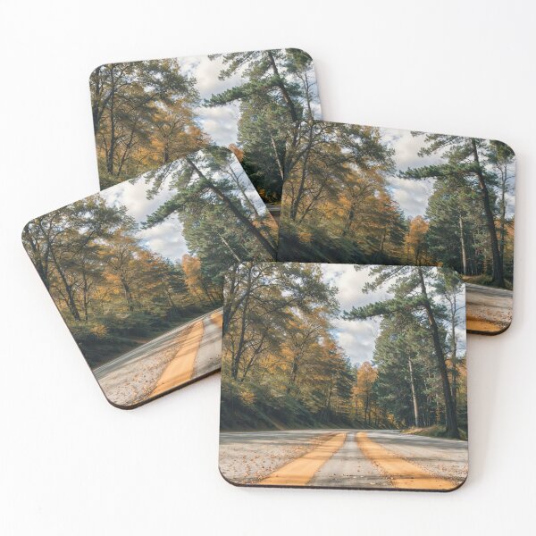 Item preview, Autumn Forest Roads designed and sold by Miguel's AI Store.