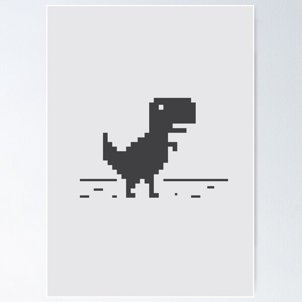 Game Over • Chrome Dino Poster for Sale by Sarchia