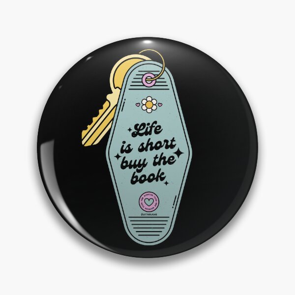 Item preview, Life Is Short Buy The Book / Cute Hotel Keychain Pastel Blue Aesthetic Book Lover Gifts Kindle Addicts Decor Smuttok Bibliophile Sayings Enemies To Lovers Tbr designed and sold by Latinoladas.