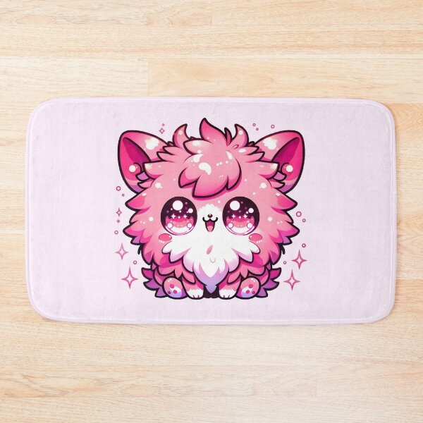 Item preview, Adorable Pink Fluffy Anime Creature designed and sold by Unitepeople.