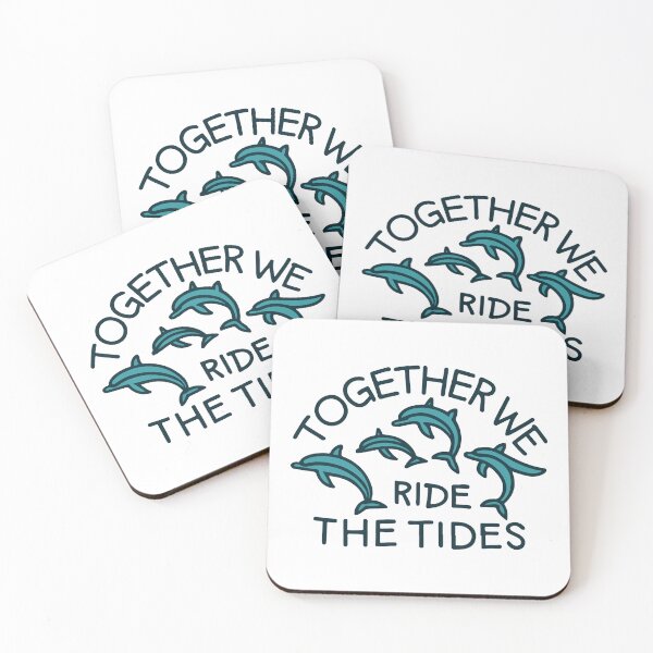 Item preview, Together We Ride the Tides - Dolphin Communion designed and sold by NiftyWrx.