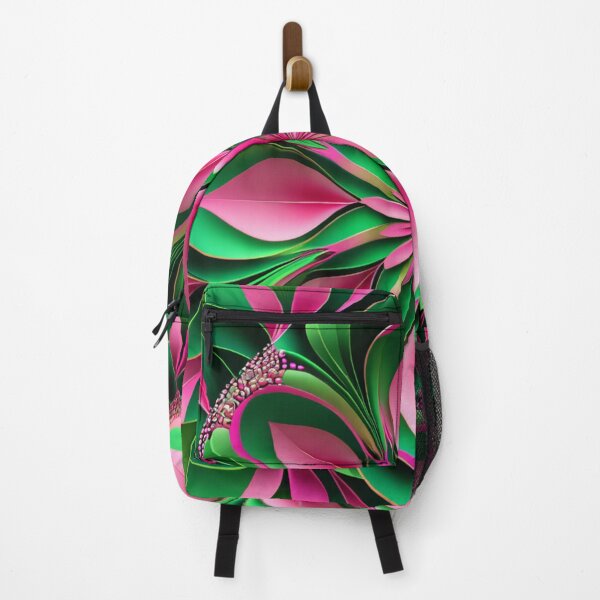 Item preview, Radiant Afrocentric Floral Pattern: Lustrous Pink and Green Design designed and sold by CulturalTales.