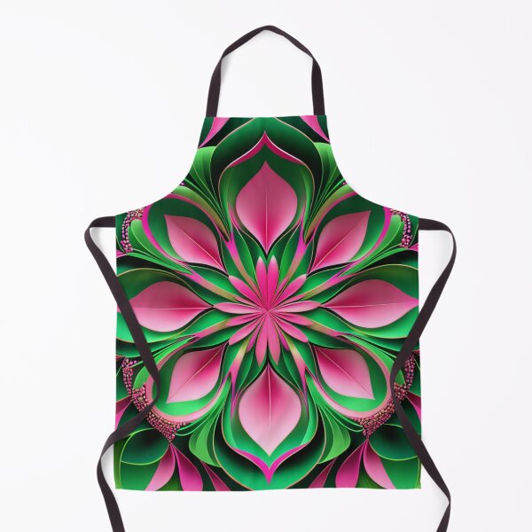 Item preview, Radiant Afrocentric Floral Pattern: Lustrous Pink and Green Design designed and sold by CulturalTales.