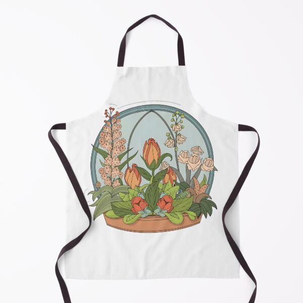 Item preview, botanical garden scene with intricately detailed flowers, plants, and foliage. designed and sold by ArtshirtGroup.
