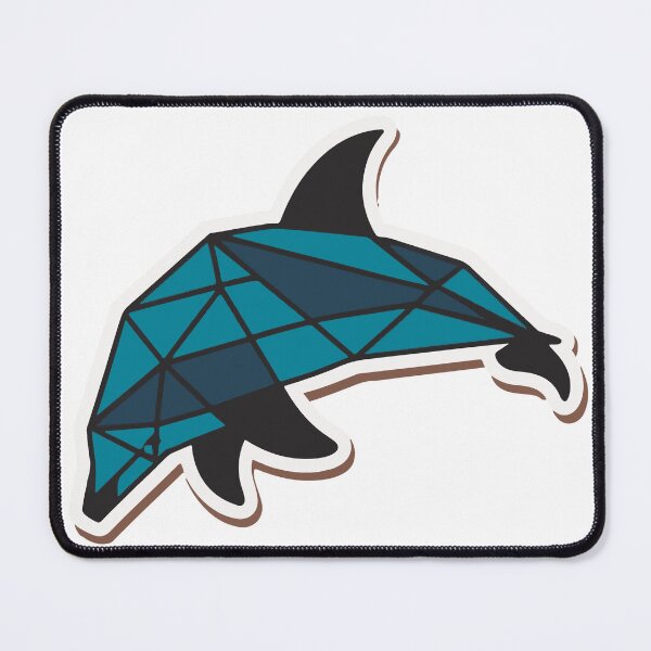Item preview, Abstract Geometric Dolphin Design designed and sold by NiftyWrx.