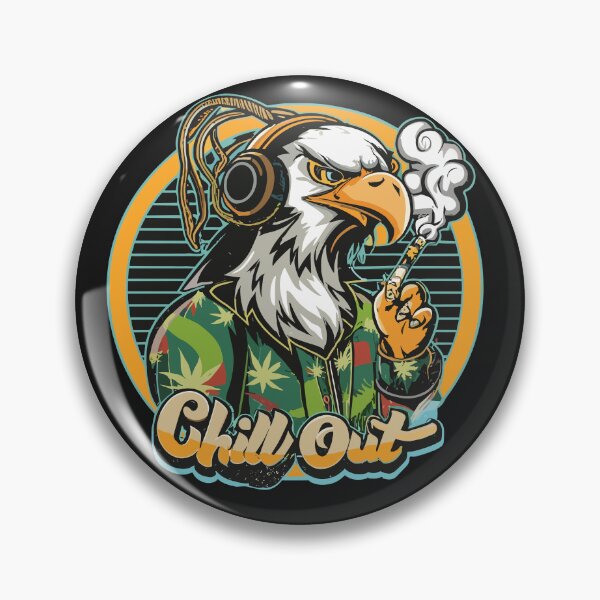 Item preview, Hip Hop Eagle Chill Out Artwork smooking designed and sold by diegomenjivar92.