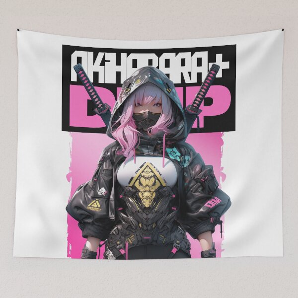 Item preview, CYBERNETIC - KUNOICHI - DUAL KATANA NINJA GIRL X0143.1 - AKIHABARA DRIP designed and sold by AKIBA DRIP.