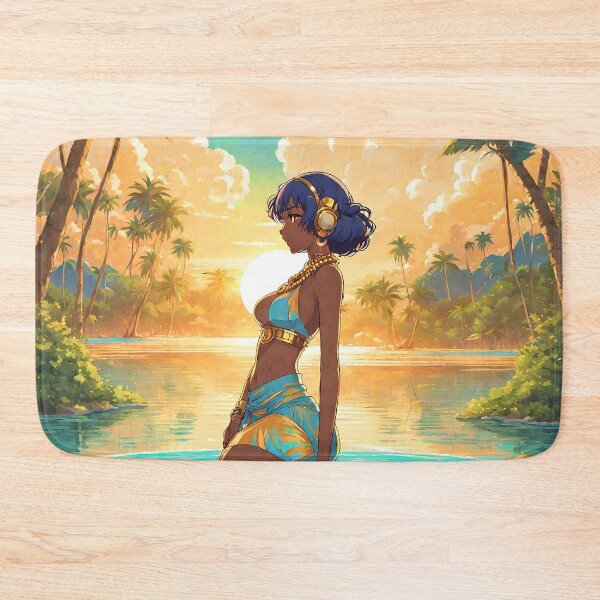 Aperçu de l'œuvre Afro Anime Chill, Art imprimable numérique, Afro Anime créée et vendue par kelvinmonye.