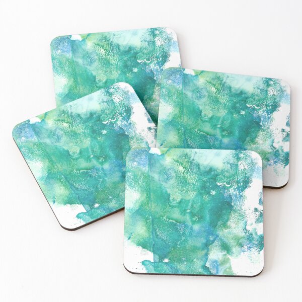 Item preview, Teal Green splotches designed and sold by CindyJRollins.