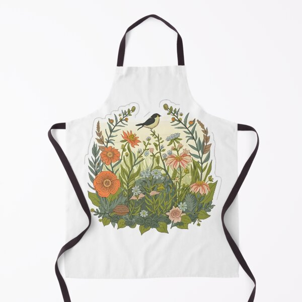 Item preview, a botanical garden scene with intricately detailed flowers, plants, and foliage.. sticker designed and sold by ArtshirtGroup.