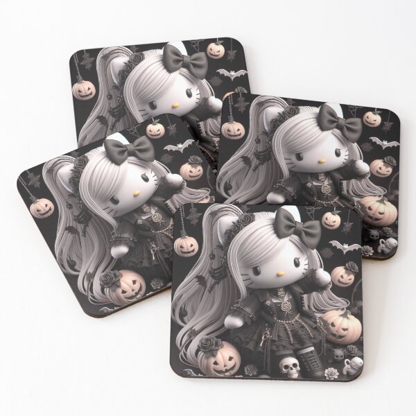 Artikelvorschau, Gruseliges Kätzchen, Kawaii Gothic entworfen und verkauft von Spooky Witch Dream.