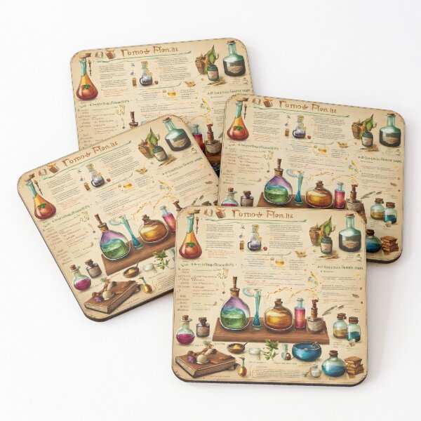 Item preview, A Guide to Potions 18 designed and sold by FeatheredWolf.