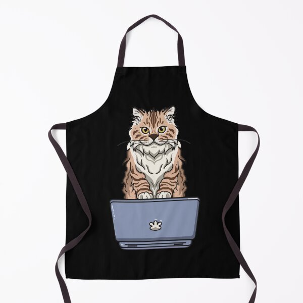 Item preview, Selkirk Rex with laptop designed and sold by Blemenowo.