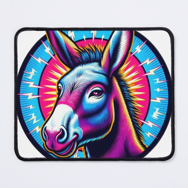 Item preview, donkey Funny animal emblem designed and sold by Expressions-Sel.
