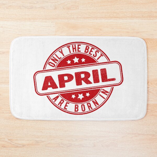 Item preview, only the best are born in april designed and sold by HB Shirts.