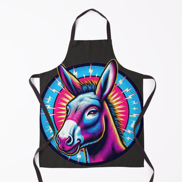 Item preview, donkey Funny animal emblem   designed and sold by Expressions-Sel.