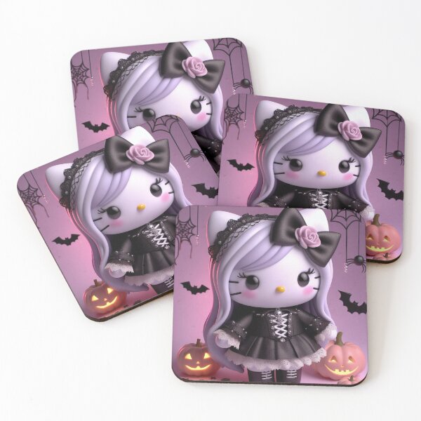 Artikelvorschau, Gruseliges Kätzchen, Kawaii Gothic entworfen und verkauft von Spooky Witch Dream.