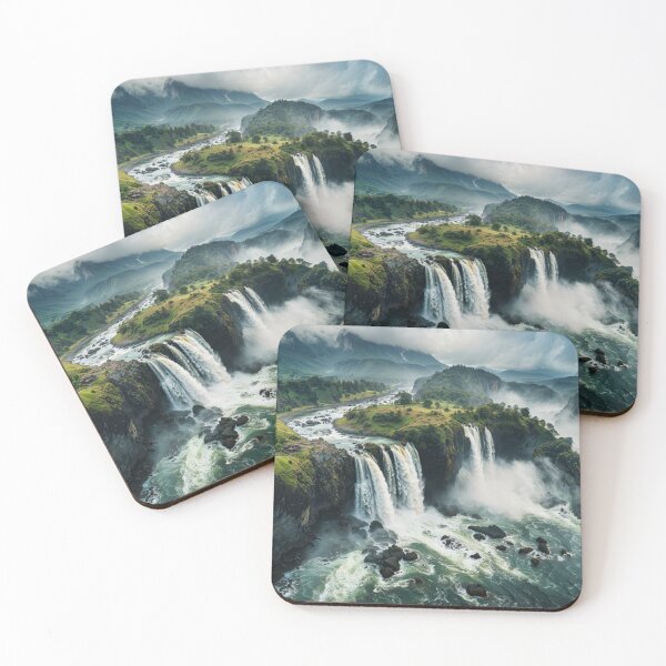 Item preview, Big Waterfall Cascades designed and sold by Miguel's AI Store.