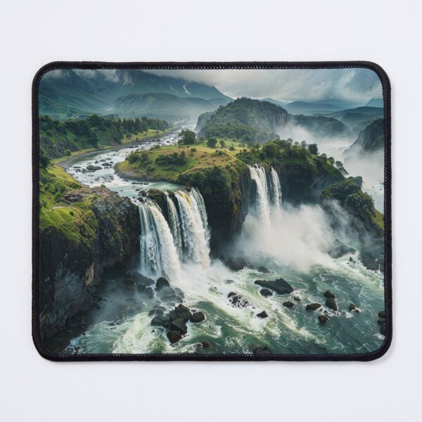 Item preview, Big Waterfall Cascades designed and sold by Miguel's AI Store.