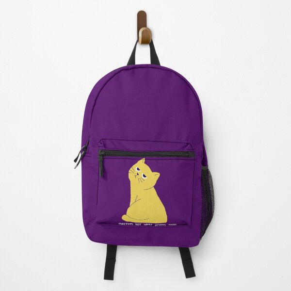 Item preview, Illustrated design with a yellow cat and a text - Matters not what others think designed and sold by SweetLimeShop.