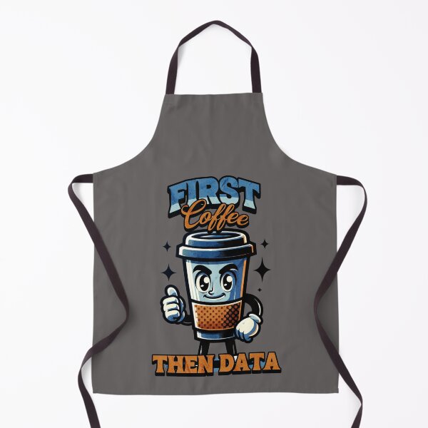 Item preview, First Coffee Then Data designed and sold by RockBeeDesigns.