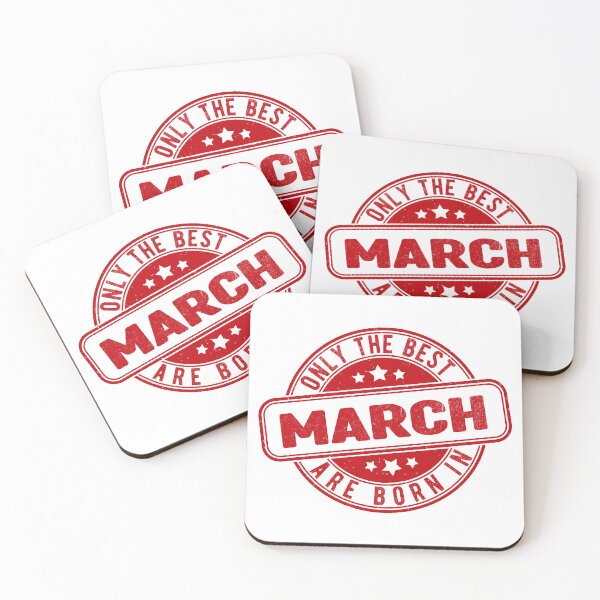 Item preview, only the best are born in march designed and sold by HB Shirts.
