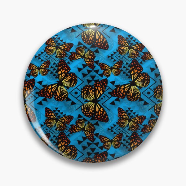 Item preview, Light Blue / Black  / Fire Color Native Butterfly 2024 designed and sold by JMWCD.