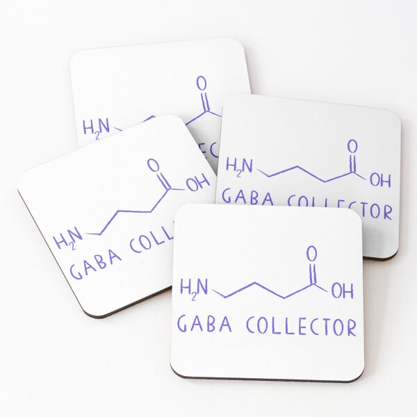 Item preview, GABA Collector neurotransmitter GABA molecular structure designed and sold by Szkicerka.