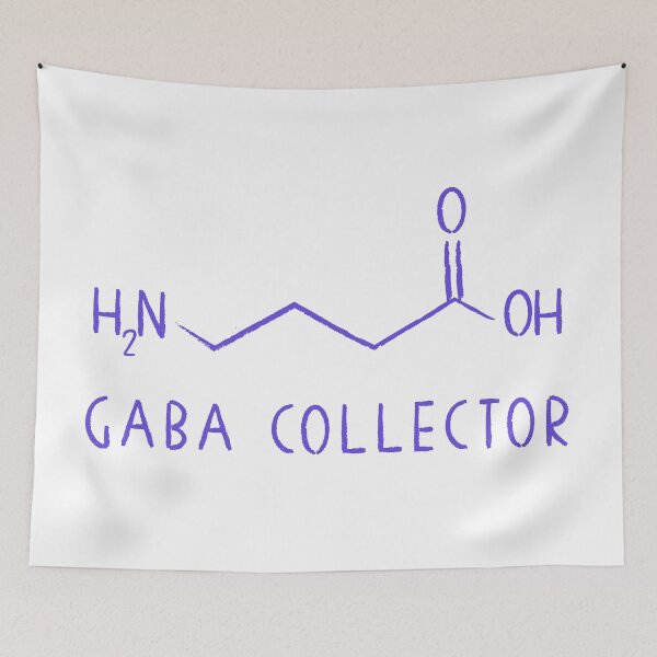 Item preview, GABA Collector neurotransmitter GABA molecular structure designed and sold by Szkicerka.