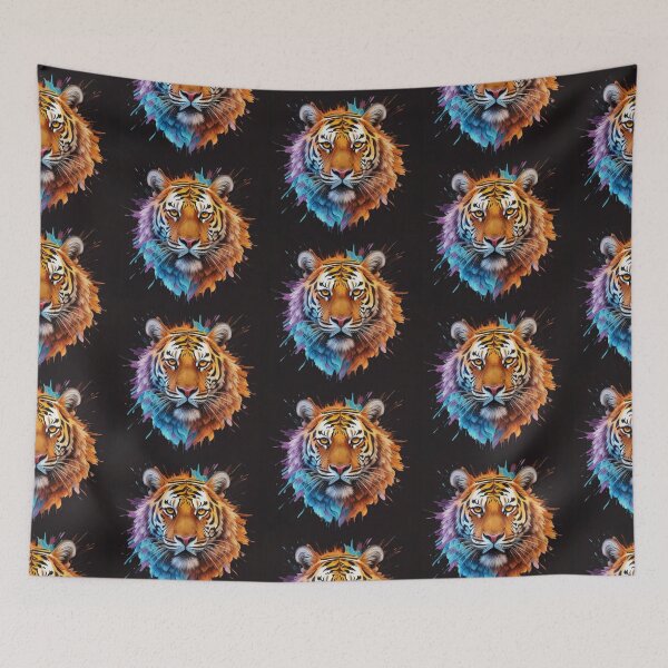 Item preview, Paint Explosion Tiger designed and sold by Art-Design-EM.
