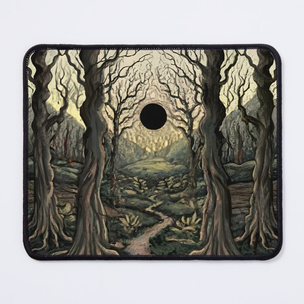 Item preview, Copy of A haunting depiction of a forest at twilight, with intricate details in the foliage and shadows. designed and sold by ArtshirtGroup.