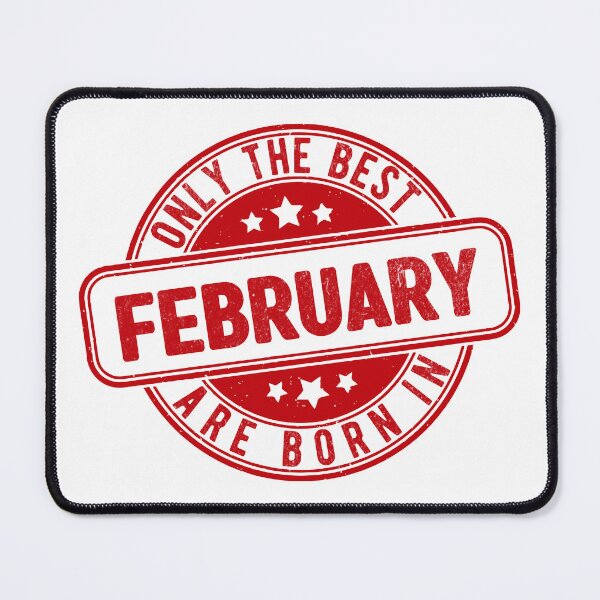 Item preview, only the best are born in february designed and sold by HB Shirts.