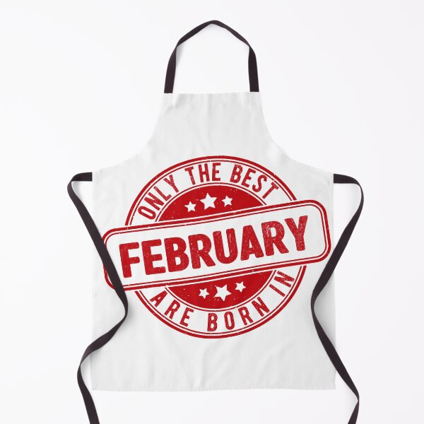 Item preview, only the best are born in february designed and sold by HB Shirts.