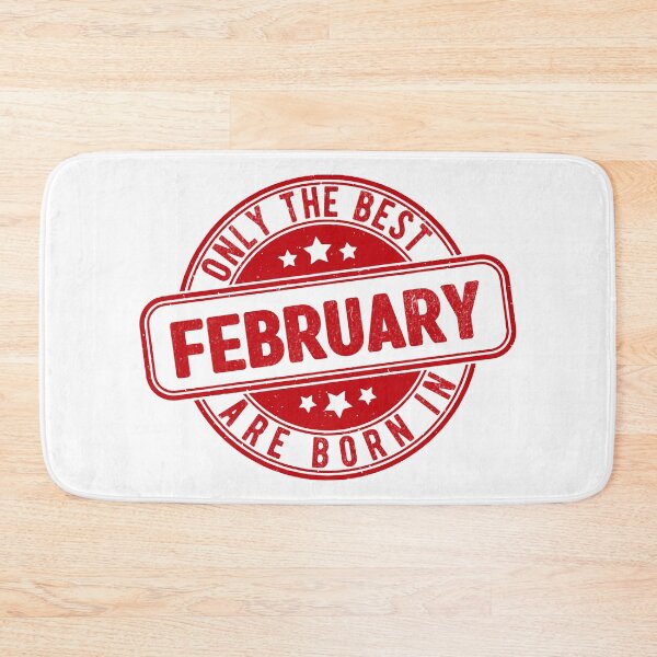 Item preview, only the best are born in february designed and sold by HB Shirts.