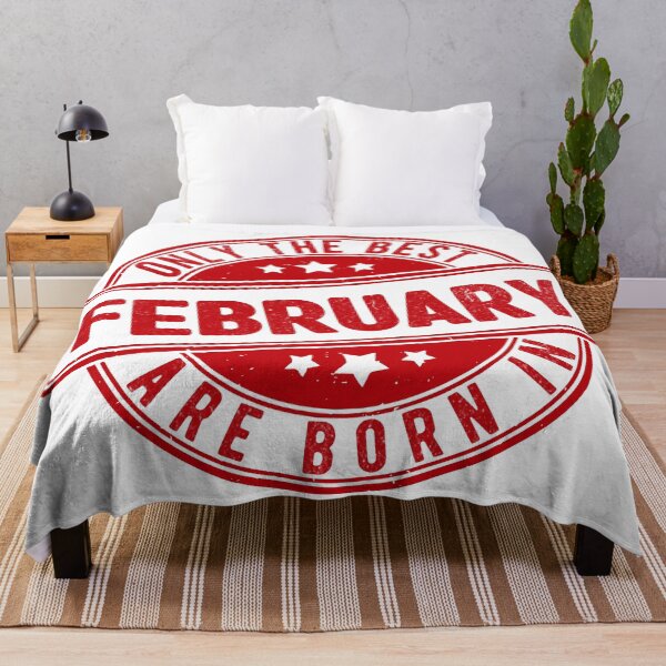 Item preview, only the best are born in february designed and sold by HB Shirts.