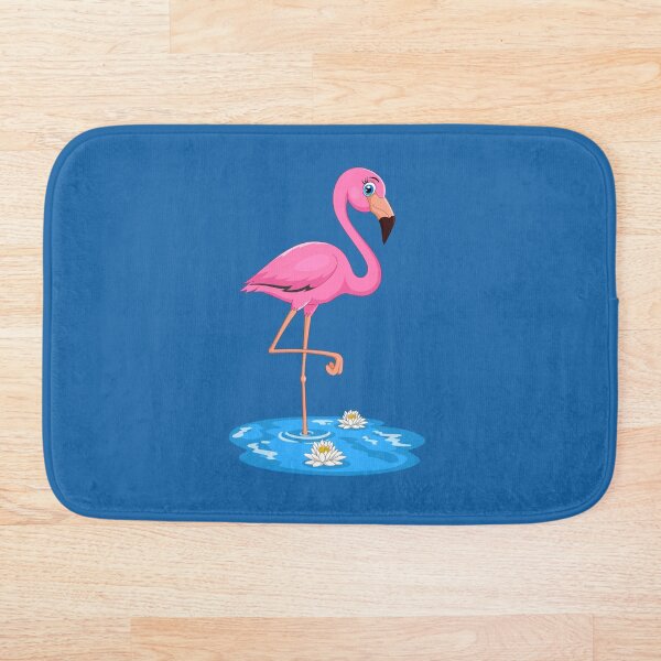 Item preview, Cute Pink Flamingo Standing In Water - V2 designed and sold by ArtCornerStudio.