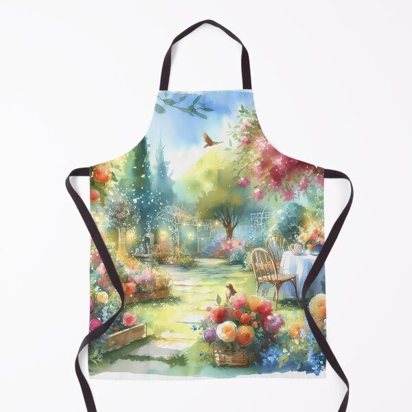 Item preview, Whimsical Garden Tea Party Amidst Floral Splendor designed and sold by Vitalka-uk.