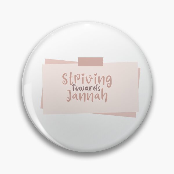 Item preview, Striving towards Jannah, islamic art, motivational note designed and sold by dreaminks.