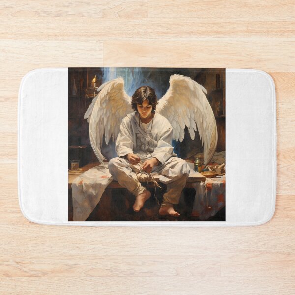 Item preview, the sitting angel - Angel designed and sold by SanctaTrinitas.